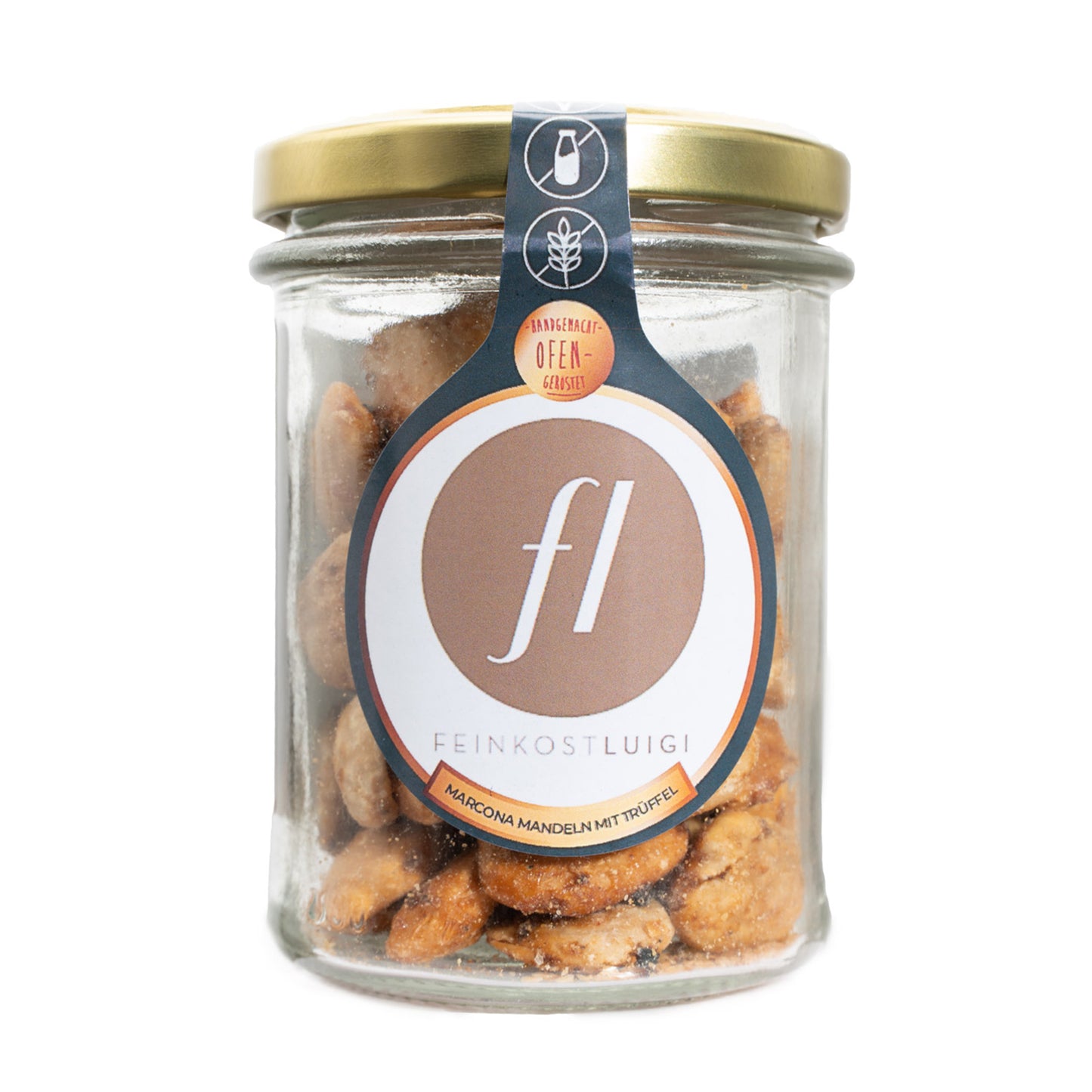Marcona Mandeln mit 2% echtem schwarzem Sommerüffel (90g)
