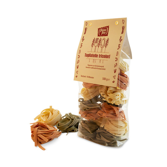 TAGLIATELLE TRICOLORI (500G)