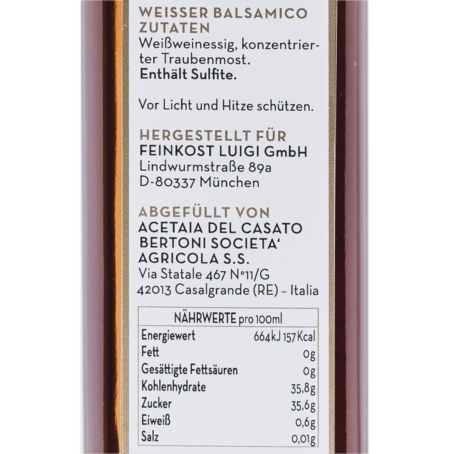 CONDIMENTO BIANCO AUS MODENA (250 ML)