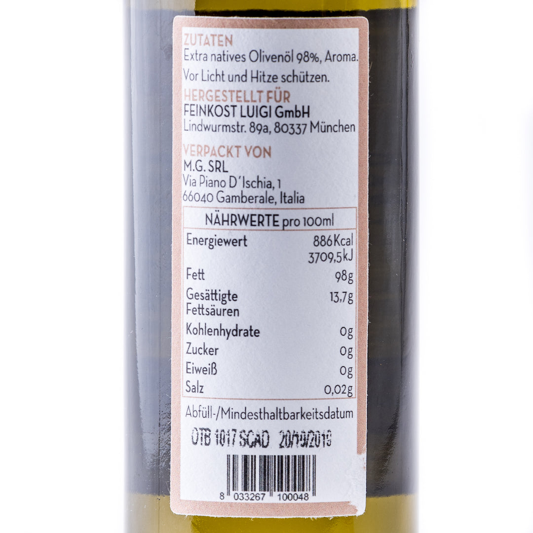 TRÜFFELÖL MIT WEISSEN TRÜFFELN (100ML)