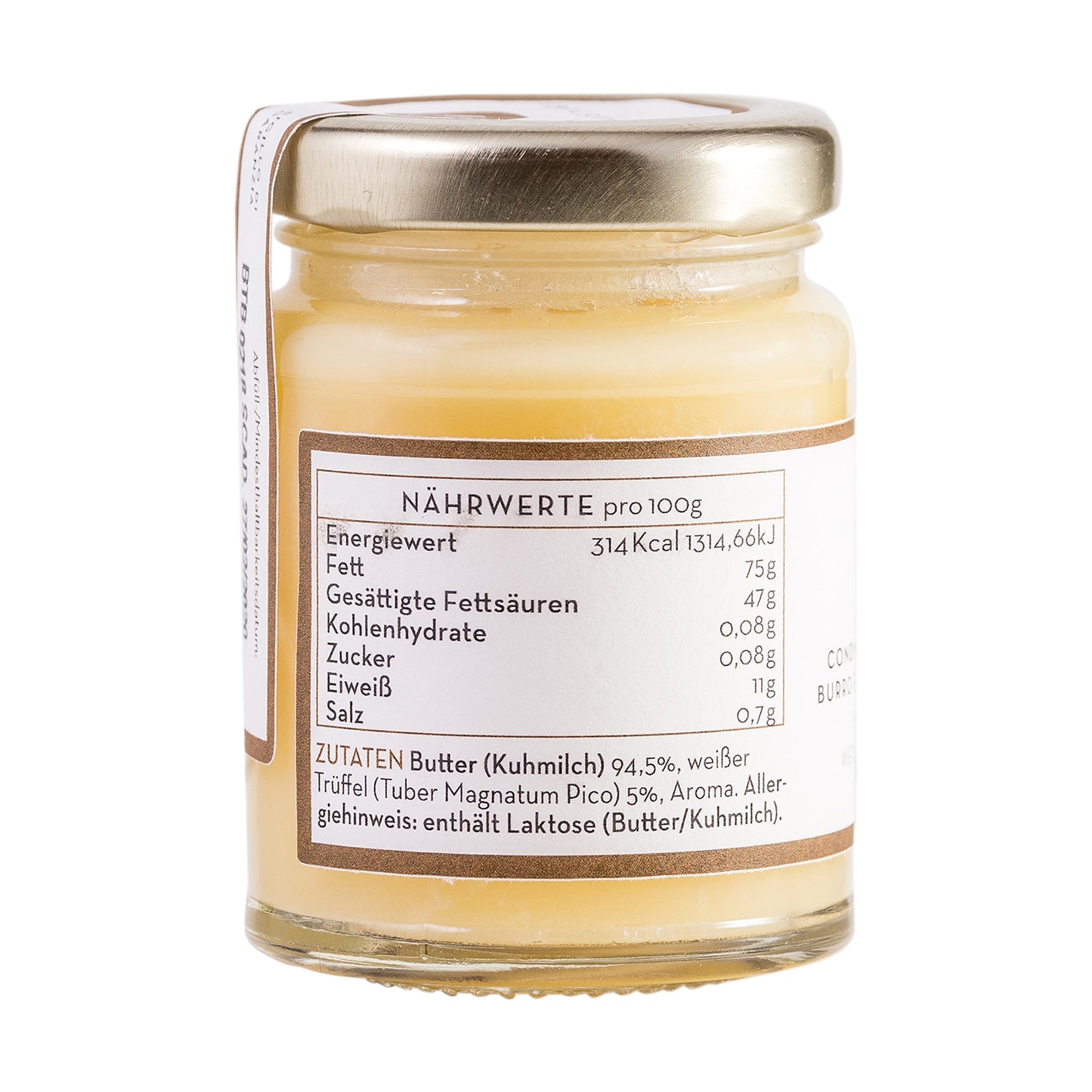 BUTTER MIT 5%  ECHTEN WEISSEN TRÜFFELN (75G)