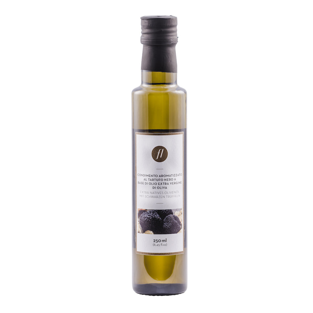 TRÜFFELÖL MIT SCHWARZEN TRÜFFELN (250ML)